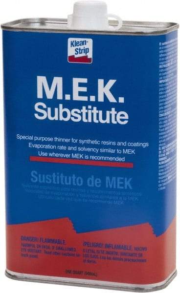 Klean-Strip - Paint Thinners & Strippers Type: MEK Container Size: 1 qt - Americas Industrial Supply