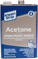 Klean-Strip - 1 Gal Acetone - Comes in Metal Can - Americas Industrial Supply