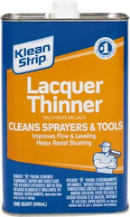 Klean-Strip - 1 Qt Lacquer Thinner - 590 gL VOC Content, Comes in Metal Can - Americas Industrial Supply