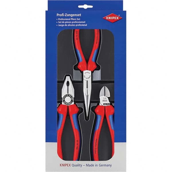 Knipex - Plier Sets Set Type: Assortment Number of Pieces: 3 - Americas Industrial Supply