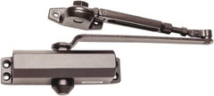 Falcon - 7" Closer Body Length, Light-Duty ADA Complaint Door Closer to Hold Open Manual Damper - Dark Bronze Finish - Americas Industrial Supply