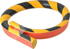 PRO-SAFE - Flexible Polyurethane Foam Type C Wall/Surface Protector - Yellow/Black - Americas Industrial Supply