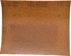 Norton - 80 Grit, Garnet Sanding Sheet - 11" Long x 9" Wide, Medium Grade, A Weighted Paper Backing - Americas Industrial Supply