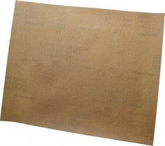 Norton - 120 Grit, Garnet Sanding Sheet - 11" Long x 9" Wide, Fine Grade, A Weighted Paper Backing - Americas Industrial Supply