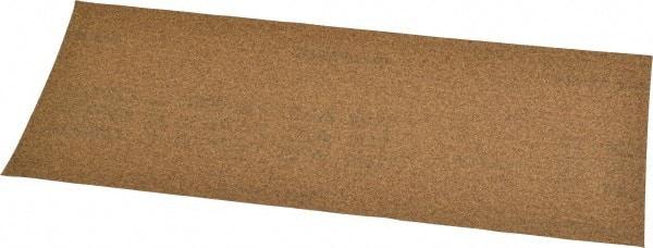 Norton - 100 Grit, Aluminum Oxide Sanding Sheet - 9" Long x 3-2/3" Wide, Fine Grade, C Weighted Paper Backing - Americas Industrial Supply