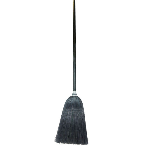 Light Industrial Upright Broom, 100 Percent Black Corn Fill, 56″ Overall Length - Americas Industrial Supply