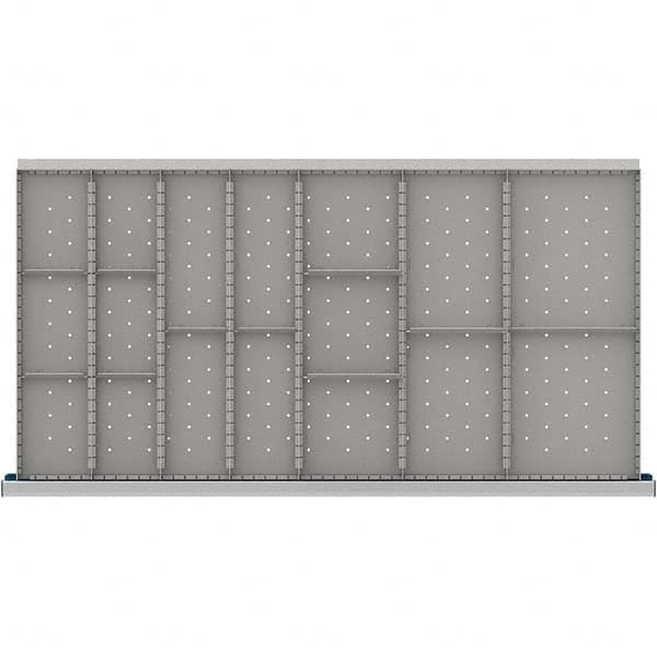 LISTA - 17-Compartment Drawer Divider Layout for 3.15" High Drawers - Americas Industrial Supply
