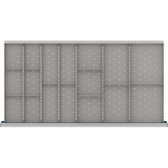 LISTA - 17-Compartment Drawer Divider Layout for 3.15" High Drawers - Americas Industrial Supply