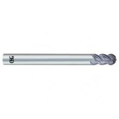 1/8" Dia. - 1-3/4" OAL - Diamond CBD - Ball End SE EM - 4 FL - Americas Industrial Supply