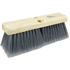 10″ Bus Brush, Flagged Silver Grey Polystyrene Fill - Americas Industrial Supply