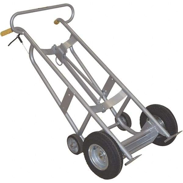 Wesco Industrial Products - 1,000 Lb Load Capacity, 30 & 55 Gal Pail Tipper - 25-7/8" Wide x 60" High, 4 Aluminum Wheels - Americas Industrial Supply