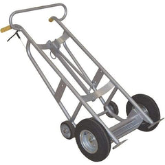 Wesco Industrial Products - 1,000 Lb Load Capacity, 30 & 55 Gal Pail Tipper - 25-7/8" Wide x 60" High, 4 Aluminum Wheels - Americas Industrial Supply