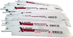 Disston - 6" Long x 1" Thick, Bi-Metal Reciprocating Saw Blade - Straight Profile, 14 TPI, Toothed Edge, Universal Shank - Americas Industrial Supply