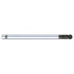1/4" Dia. - 4" OAL - Carbide - Ball End HP End Mill-4 FL - Americas Industrial Supply