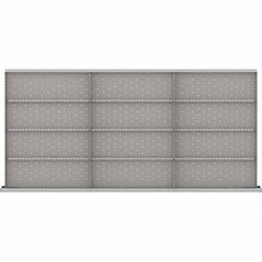 LISTA - 12-Compartment Drawer Divider Layout for 3.15" High Drawers - Americas Industrial Supply