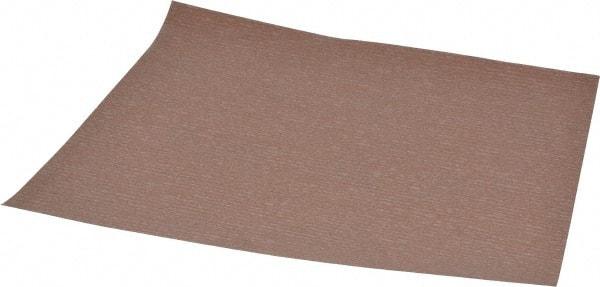 Norton - 600 Grit, Aluminum Oxide Sanding Sheet - 11" Long x 9" Wide, Extra Fine Grade, B Weighted Paper Backing - Americas Industrial Supply
