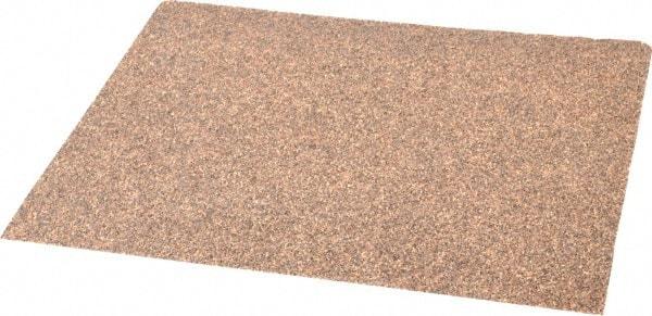 Norton - 36 Grit, Aluminum Oxide Sanding Sheet - 11" Long x 9" Wide, Very Coarse Grade, D Weighted Paper Backing - Americas Industrial Supply