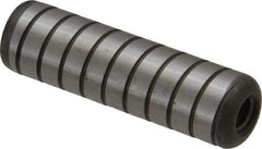 Holo-Krome - 1/2" Diam x 1-3/4" Pin Length 4000 Alloy Steel Pull Out Dowel Pin - Black Luster Finish, C 47-58 & C 60 (Surface) Hardness, 1 Beveled & 1 Threaded End - Americas Industrial Supply