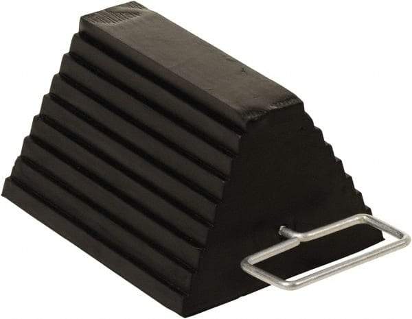 Vestil - 11-7/8" Wide x 6" High x 8" Deep, Rubber Wheel Chock - Americas Industrial Supply