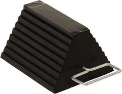 Vestil - 11-7/8" Wide x 6" High x 8" Deep, Rubber Wheel Chock - Americas Industrial Supply