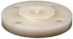 NIBCO - 4" Pipe, 9" OD, PVDF Blind Pipe Flange - Schedule 80, Natural - Americas Industrial Supply