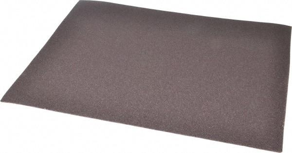 Made in USA - 100 Grit, Aluminum Oxide Sanding Sheet - 11" Long x 9" Wide, Fine Grade, J Weighted Cloth Backing - Americas Industrial Supply