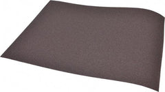 Made in USA - 120 Grit, Aluminum Oxide Sanding Sheet - 11" Long x 9" Wide, Fine Grade, J Weighted Cloth Backing - Americas Industrial Supply