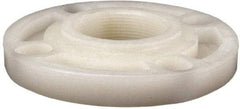 NIBCO - 2" Pipe, 6" OD, PVDF Threaded Pipe Flange - Schedule 80, Natural - Americas Industrial Supply