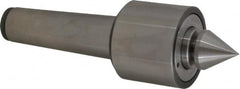 Riten - MT5 Taper Shank, 3-1/16" Head Diam Live Center - 5,500 Max RPM, 2-25/32" Head Length, 1-9/16" Point Diam, 1/4" Point Len, 1,400 Lb Max Workpc, 2-7/16" OAL, Male Point - Americas Industrial Supply