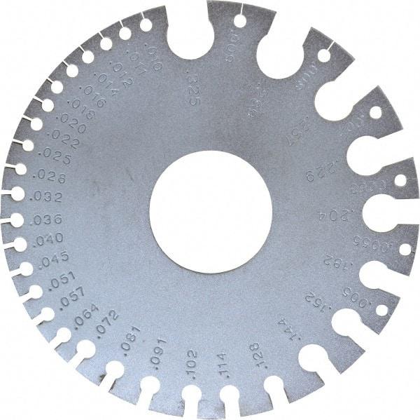 SPI - #36 Steel Wire and Sheet Metal Gage - Use with Nonferrous Metals - Americas Industrial Supply