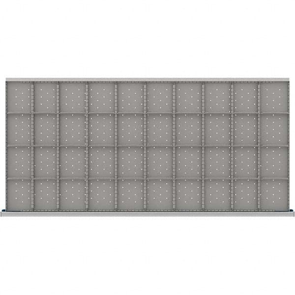 LISTA - 40-Compartment Drawer Divider Layout for 3.15" High Drawers - Americas Industrial Supply
