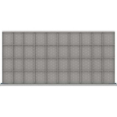 LISTA - 40-Compartment Drawer Divider Layout for 3.15" High Drawers - Americas Industrial Supply