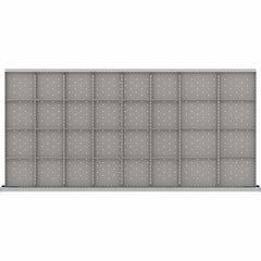 LISTA - 32-Compartment Drawer Divider Layout for 3.15" High Drawers - Americas Industrial Supply