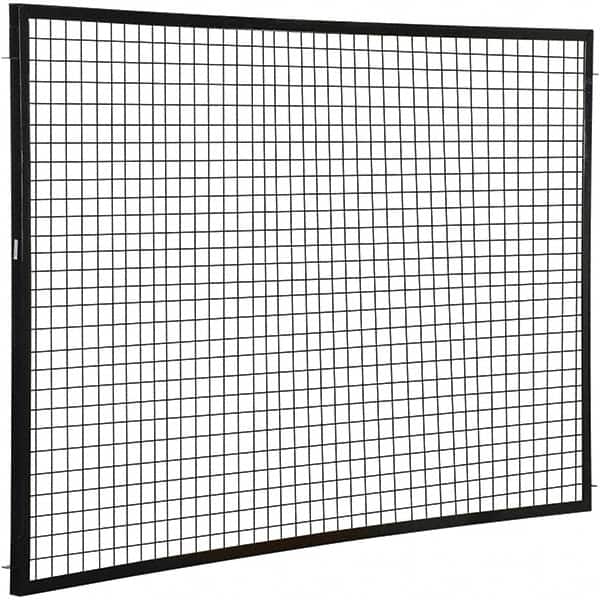 Vestil - 8' Long x 5' High, Black Hinged Door - Americas Industrial Supply
