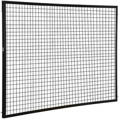 Vestil - 8' Long x 5' High, Black Hinged Door - Americas Industrial Supply