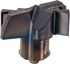 Iscar - Series FCP, 0.61" Diam Grade IC908 Replaceable Drill Tip - Carbide, TiAlN Finish, 15 Seat Size, Through Coolant - Americas Industrial Supply