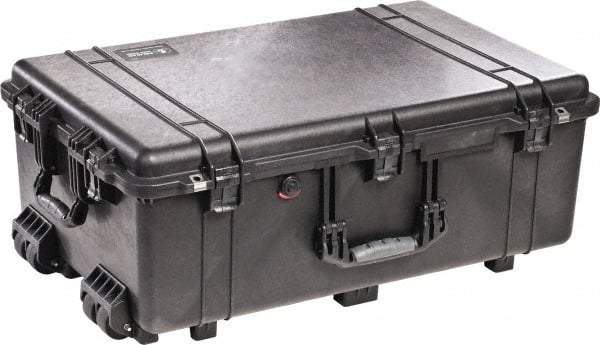 Pelican Products, Inc. - 20-15/32" Wide x 12-29/64" High, Clamshell Hard Case - Black, Polypropylene - Americas Industrial Supply