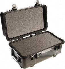 Pelican Products, Inc. - 12-47/64" Wide x 12-3/4" High, Clamshell Hard Case - Black, Polypropylene - Americas Industrial Supply