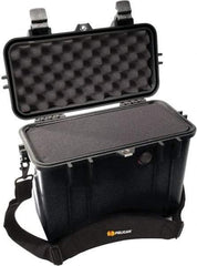 Pelican Products, Inc. - 8-23/32" Wide x 13-5/32" High, Top Loader Case - Black, Polypropylene - Americas Industrial Supply