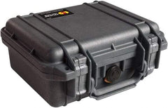 Pelican Products, Inc. - 9-11/16" Wide x 4-7/8" High, Clamshell Hard Case - Black, Polypropylene - Americas Industrial Supply