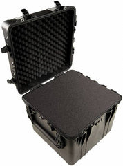 Pelican Products, Inc. - 22-7/16" Wide x 21-1/4" High, Cube Case - Black, Polypropylene - Americas Industrial Supply