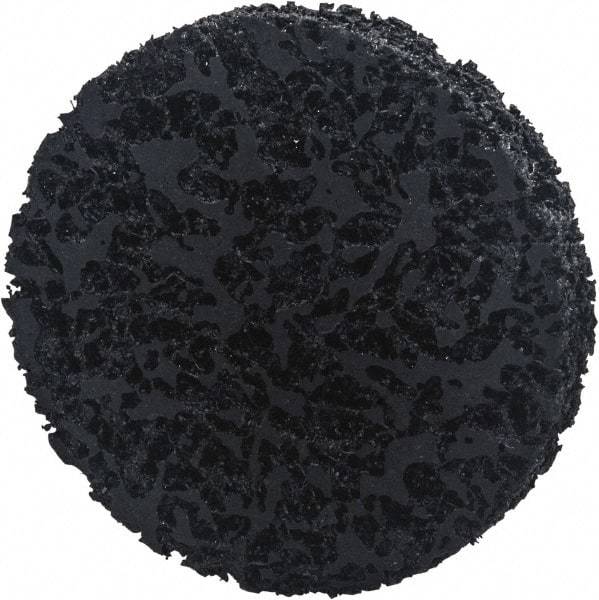 Norton - 6" Extra Coarse Grade Aluminum Oxide/Ceramic Deburring Disc - Arbor Connection, Orange, 8,000 Max RPM - Americas Industrial Supply