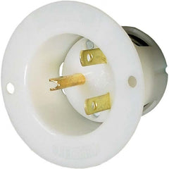 Hubbell Wiring Device-Kellems - Straight Blade Plugs & Connectors Connector Type: Flanged Inlet Grade: Industrial - Americas Industrial Supply