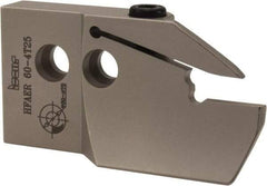 Iscar - 4mm Groove Width, 25mm Max Depth of Cut, Right Hand Cut, HFAE Indexable Grooving Blade - DGN/DGNC/DGNM-C, DGN/DGNM-J/JS/JT, DGN-UT/UA, GRIP, HFPR/L, HGPL Insert Style, Series Heliface - Americas Industrial Supply