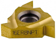 Seco - 16ER External Right Hand 27 NPTF Laydown Threading Insert - Grade CP500, TiAlN/TiN Coated Carbide - Americas Industrial Supply