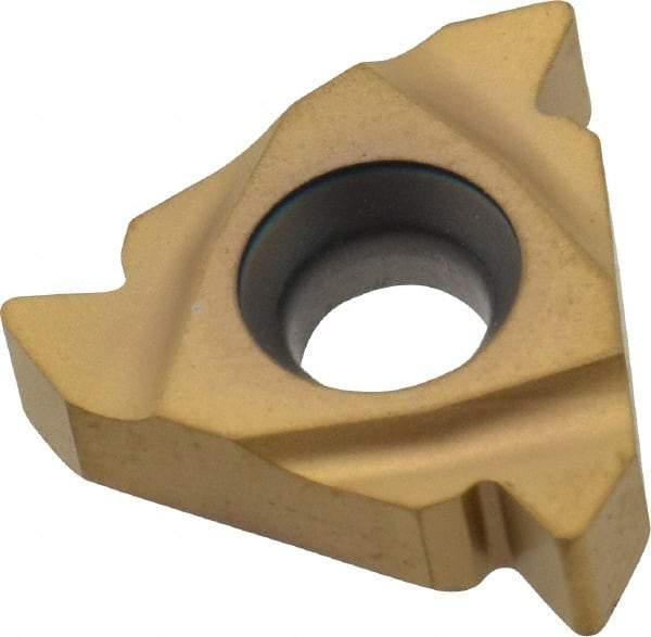 Seco - 16ER External Right Hand 8 UN Laydown Threading Insert - Grade CP500, TiAlN/TiN Coated Carbide - Americas Industrial Supply
