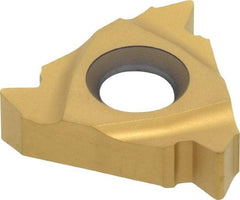 Seco - 16ER External Right Hand 9 UN Laydown Threading Insert - Grade CP500, TiAlN/TiN Coated Carbide - Americas Industrial Supply