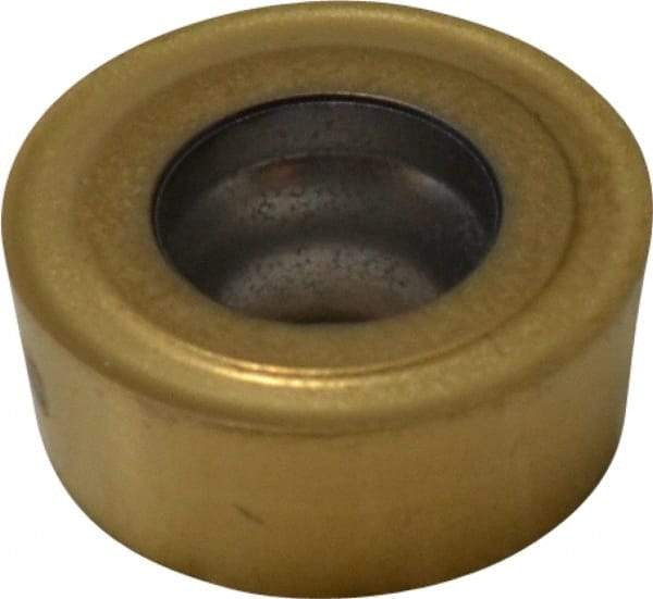 Seco - RCMT1204M0 F1 Grade CP500 Carbide Turning Insert - TiAlN/TiN Finish, Round, 12mm Inscr Circle, 3/16" Thick - Americas Industrial Supply