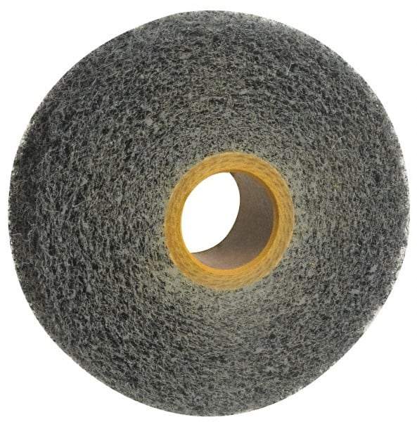 Norton - 6" Diam, 4" Face Width, 1" Center Hole, Medium Grade, Silicon Carbide Deburring Wheel - Convolute, Medium Density 4 Grade, 3,000 RPM - Americas Industrial Supply