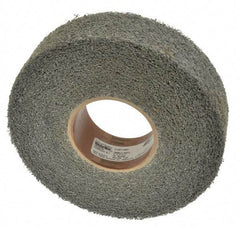 Norton - 8" Diam, 2" Face Width, 3" Center Hole, Medium Grade, Silicon Carbide Deburring Wheel - Convolute, Medium Density 4 Grade, 2,500 RPM - Americas Industrial Supply